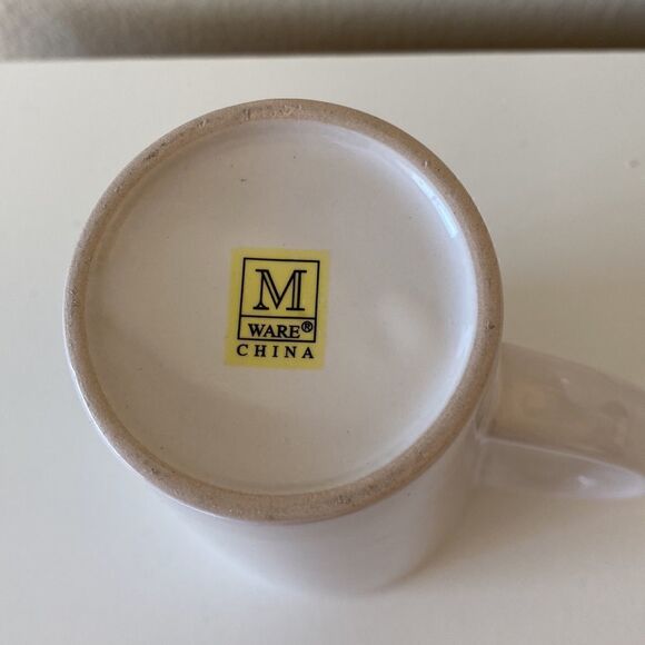 Nordstrom Rare White Coffee Cup Girl With Dog Mug 16oz - Picture 8 of 8